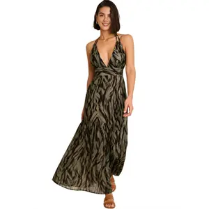 Lange Rückenkleid für Frauen Selmark Savage image-0