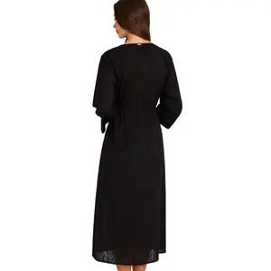 Kimono longo de praia feminino Selmark Duna image-1