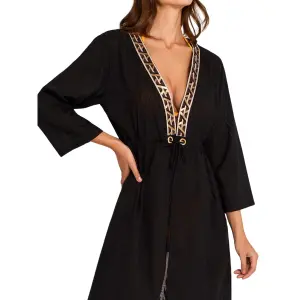 Kimono longo de praia feminino Selmark Duna image-2