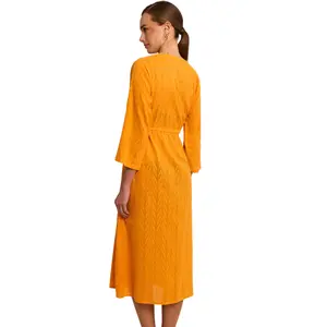 Kimono longo de praia feminino Selmark Duna image-2