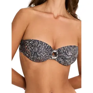 Bandeau-Bikinioberteil für Damen Selmark Indigo image-4