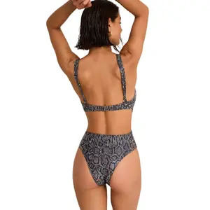 Women's 1-piece swimsuit Selmark Indigo image-1