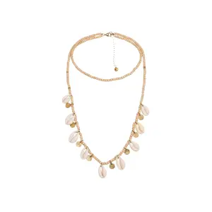 Long Shell Necklace for Women Selmark Complementos image-0