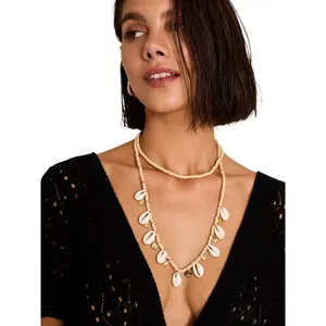 Long Shell Necklace for Women Selmark Complementos image-2