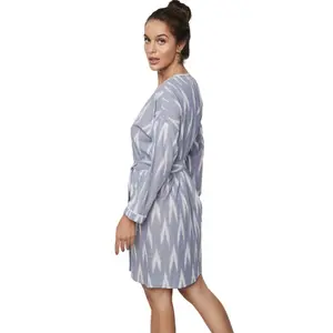 Camisola de dormir de mangas longas para mulher Selmark Homewear P101 image-2