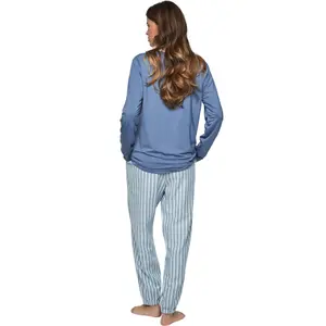 Pyjama femme Selmark P105 Oxford image-1
