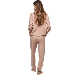 Pijama com blusa de gola polo mulher Selmark P108 Minimal Premium image-1