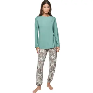 Pyjama femme Selmark P109 Cachemire Bamboo image-0