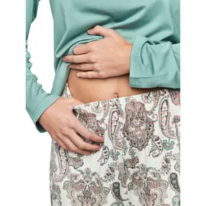 Pyjama femme Selmark P109 Cachemire Bamboo image-3