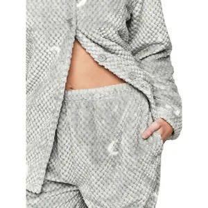 Women's long sleeve shirt and pyjama trousers Selmark P112 Etoile de soir image-4