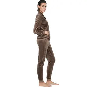 Pyjama avec veste zippé femme Selmark P115 Sport image-1