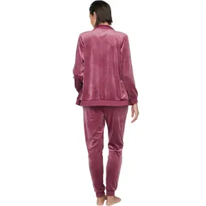Pyjama avec veste zippé femme Selmark P115 Sport image-1