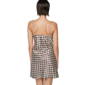 Satin nightdress for women Selmark P116 Sublime image-1