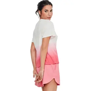 Women’s T-shirt and Shorts Pyjama Selmark Homewear P118 image-3