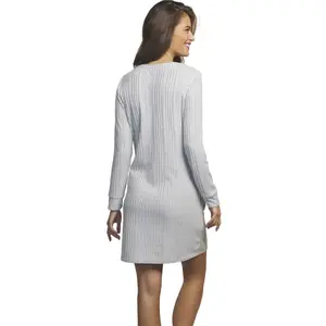 Long sleeve nightdress for women Selmark Basica image-2