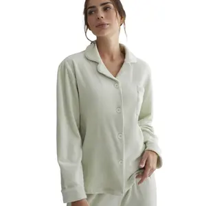 Schlafanzug mit Oberteil für Damen Selmark Polar Soft image-2