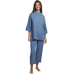 Pijama pantalón 3/4 y blusa mujer Selmark image-1