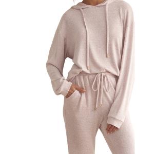 Pijama com sweatshirt com capuz para mulher Selmark Basic P82 image-5