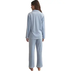 Women's long-sleeve pajama top Selmark Polarsoft image-1