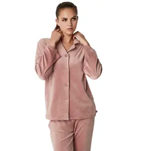 Women's long-sleeve pajama top Selmark Polarsoft image-2