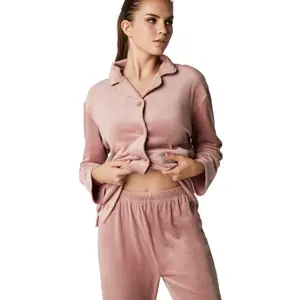 Women's long-sleeve pajama top Selmark Polarsoft image-3