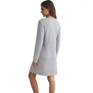 Camisola de dormir de mangas longas para mulher Selmark Texturas image-4