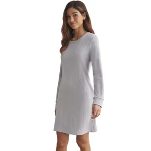 Camisola de dormir de mangas longas para mulher Selmark Texturas image-2