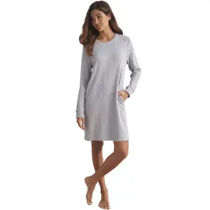Camisola de dormir de mangas longas para mulher Selmark Texturas image-1
