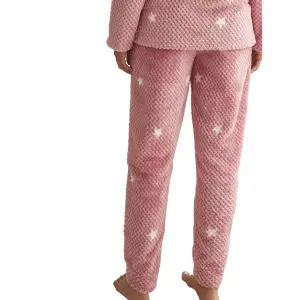 Pijama de calças e camisa de mangas longas para mulher Selmark image-5