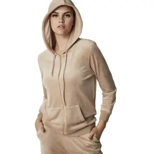Pijama con sudadera con capucha y cremallera para mujer Selmark Sport P90 image-2