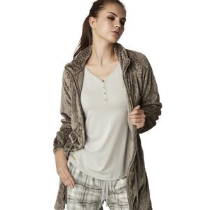 Bata de flecos con cremallera para mujer Selmark Supersoft Complementos image-2