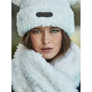 Damen Schal und Mütze mit Ohren Selmark PC1 Style ADD image-3