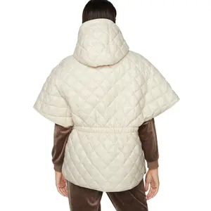 Kurtka puchowa damska z peleryną Selmark PC1 Style ADD image-1