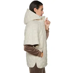 Kurtka puchowa damska z peleryną Selmark PC1 Style ADD image-2