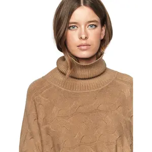 Damen Poncho mit Stehkragen Selmark PC1 Style ADD image-3