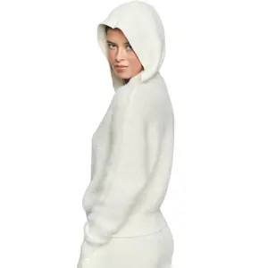 Korte pluche hoodie voor dames Selmark PC1 Style ADD image-1