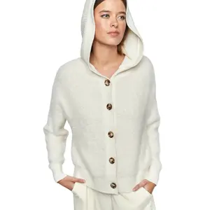 Korte pluche hoodie voor dames Selmark PC1 Style ADD image-3