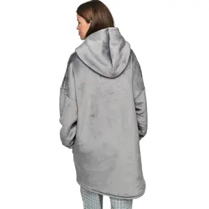 Damen Kapuzenponcho Sweatshirt Selmark Pc1 Style Add image-1