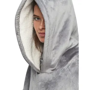 Women's hoodie poncho sweatshirt Selmark Pc1 Style Add image-6