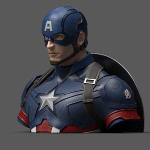 Salvadanaio con busto Semic Marvel Avengers Endgame Captain America