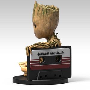 Statuette Semic Buste / tirelire Baby Groot image-3
