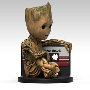 Statuette Semic Buste / tirelire Baby Groot image-1