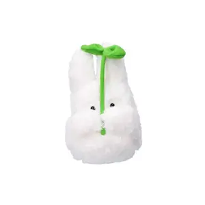 Plush figurine Semic Mon voisin Totoro Nakayoshi - Small Totoro with Leaf image-0