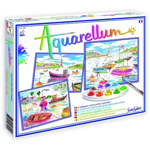 Fishing port paint Sentosphere Aquarellum image-1