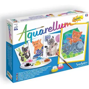 Kitten paint Sentosphere Aquarellum image-0