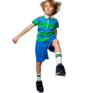 Children's fleece Bermuda shorts Serge Blanco image-0