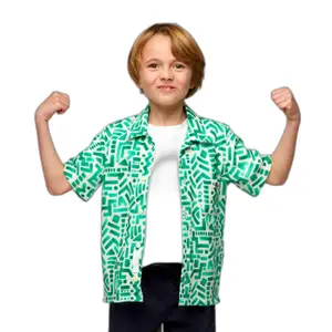 Children's printed shirt Serge Blanco image-0