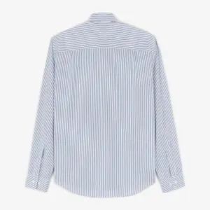 Camisa de manga comprida às riscas Serge Blanco image-2