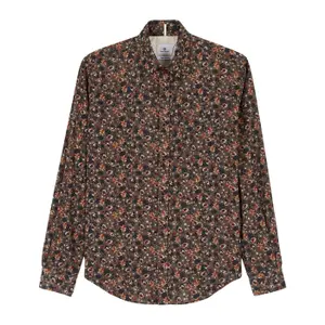 Camisa estampada de manga larga Serge Blanco image-0