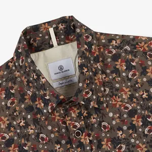 Camisa estampada de manga larga Serge Blanco image-3